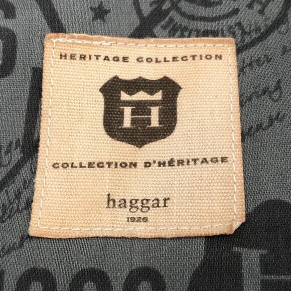 Haggar Heritage Collection Slim Fit Flat Front Cotton Jeans Purple Sz 36X34 NWT - Picture 12 of 15